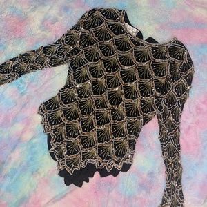 Vintage 80s sequin top